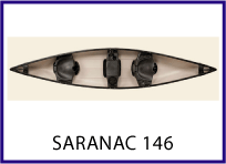 Saranac 146 canoe by Old Town