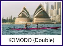 Komodo modular sea kayak by Australis