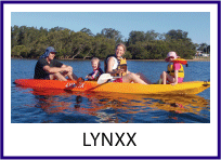 Lynxx 2 person sit on top kayak by Australis