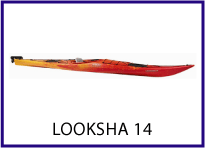 Looksha 14 kayak by Necky