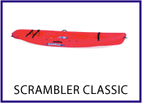 Scrambler sit on top kayak by Ocean Kayak