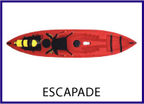 Escapade sit on top kayak by Q-Kayaks